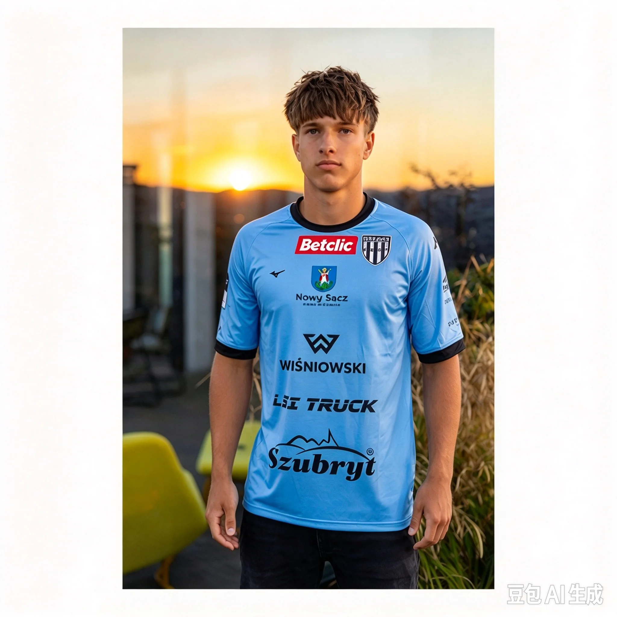 2026-27 Poland Mens Soccer Top Adult Dry-fit T-shirt Unisex Sports Sandecja Nowy Sącz Home Training Football Jersey Tees