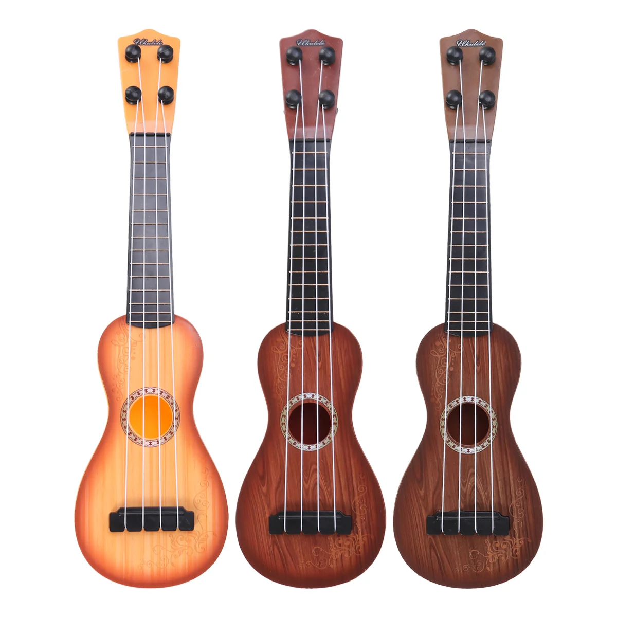 Children Small Size Ukulele Simulation Musical Instrument Small Ukulele Toy with Four Strings mini ukulele