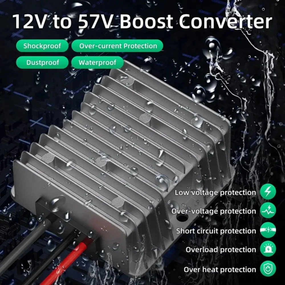 12V24V Starlink Mini Adapter DC Step Up Converter with Starlink Mini Power Cord 30V 3.5A 57V 4.5A Output for Starlink Mini Power