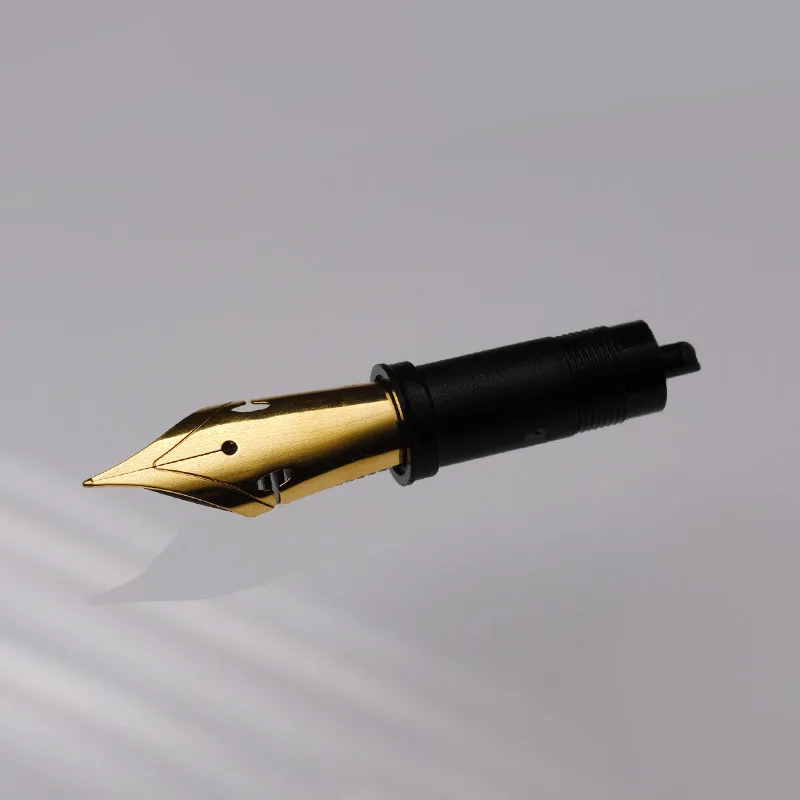 14K Gold Flex Tip No. 6 German JOWO Elastic Pen Nibs Universal Replacement Fountain Pen Tips 0.5F Golden Original Iridium Write view 5