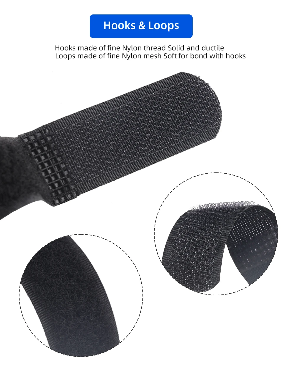 16/30 Stück Silikonarmband, festes Rücklicht, mehrere Größen, hochtemperaturbeständiges Gummiband mit fester Schnalle, Installationslenker – Detail 16