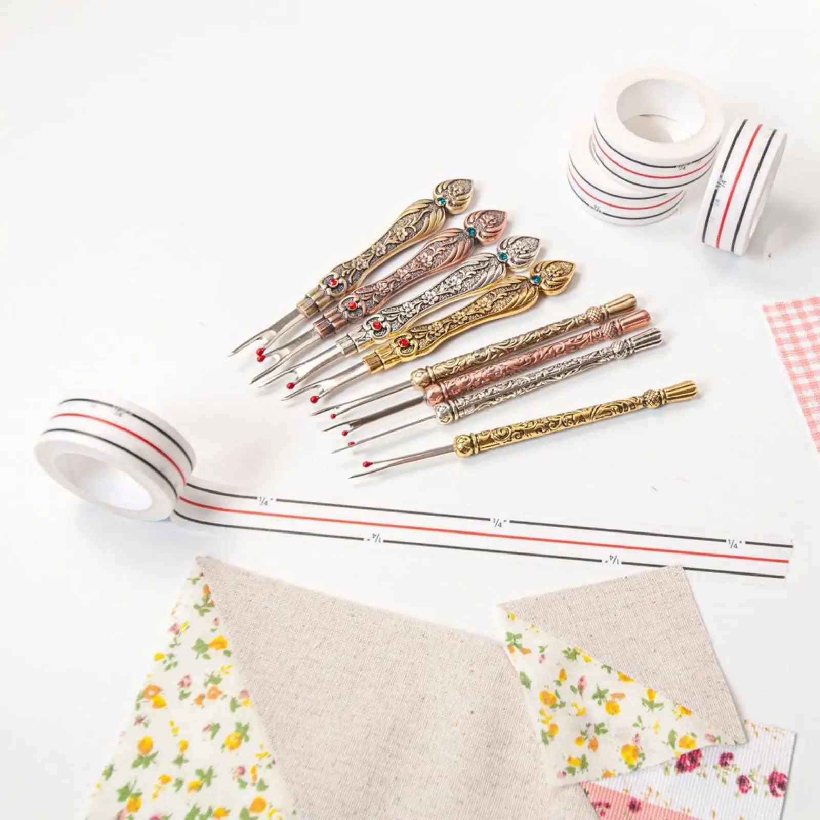 Seam Ripper and Tape Set Crafting Fittings Easy to Use Stitch Remover for Mother Fashion Designers Grandmothers Tailors