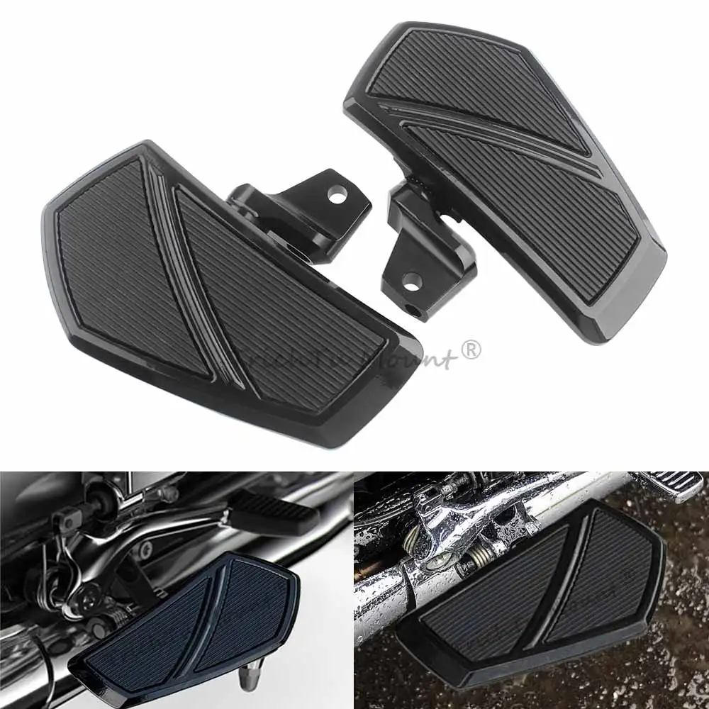 

Motorcycle Driver Floorboards Pedal Rider Footboard Wide Footpegs Front Footrests For BMW R18 Classic R18 100 Years 2020-2023+