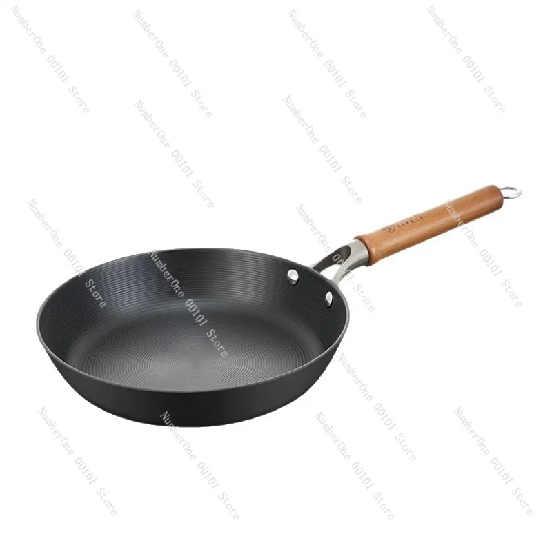 非コーティング家庭用目玉焼きパンケーキノンスティックフライパン（ih対応、ステーキ用フライパン）