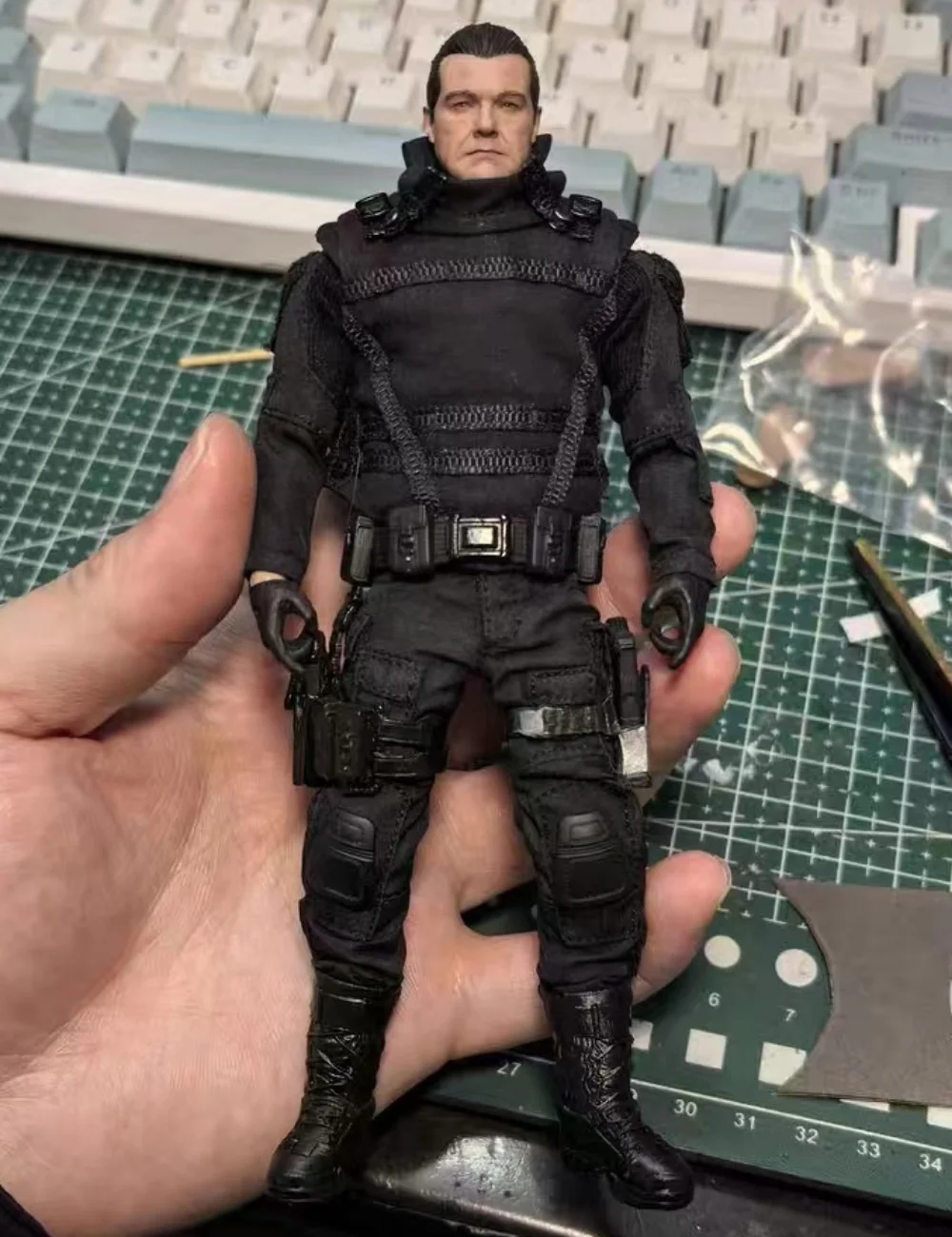 1/12 Scale Soldier Tactical Boots Model for 6'' Nota