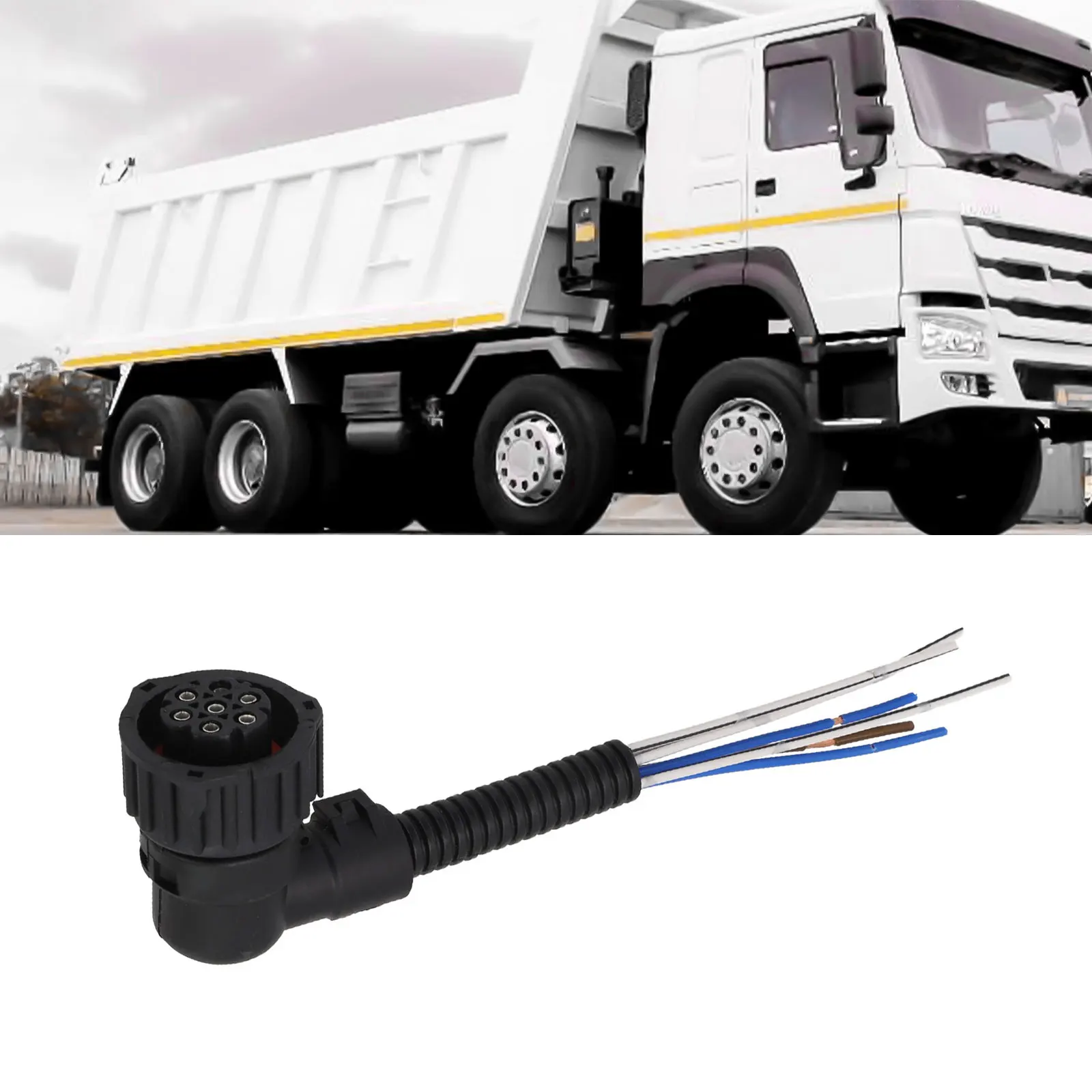 Convenient Rear Tail Light Connector For MercedesBenz Sprinter Secure 7 PIN Connection Suitable For Heavy Truck