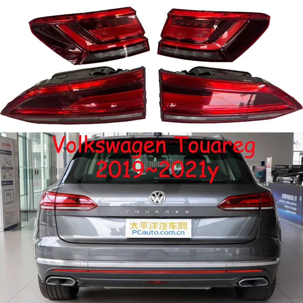 

Автомобильный задний фонарь для Volkswagen Touareg, задний фонарь, светодиодный 2019 ~ 2021y, автомобильные аксессуары, противотуманные фары DRL для VW Touareg, задний фонарь