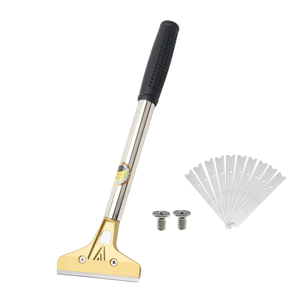 

Cleaning Scraper Heavy Duty Aluminum Blade Tool Long Handle Remove Paint Decals Stains Glass Tiles Windows Doors Home Supplies