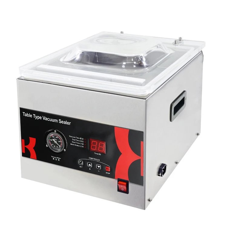 High end 110V/220V electric desktop auto vaccum sealing machine vacuum packing sealer