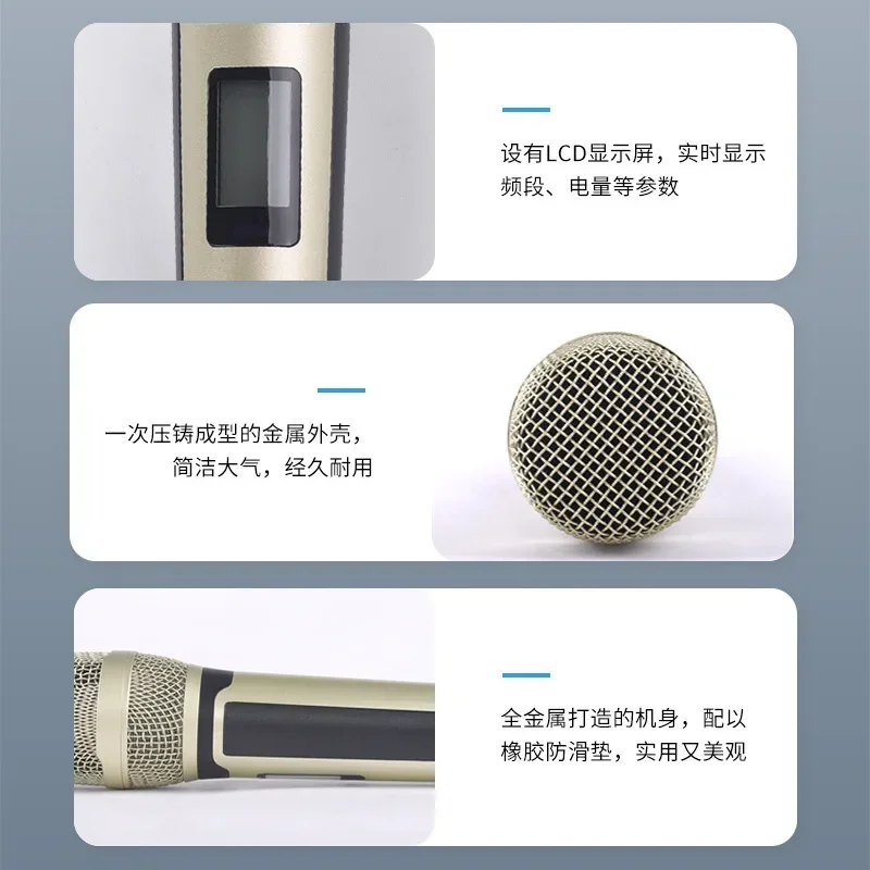 One to two wireless microphone live recording indoor and outdoor home singing Karaoke wireless microphone