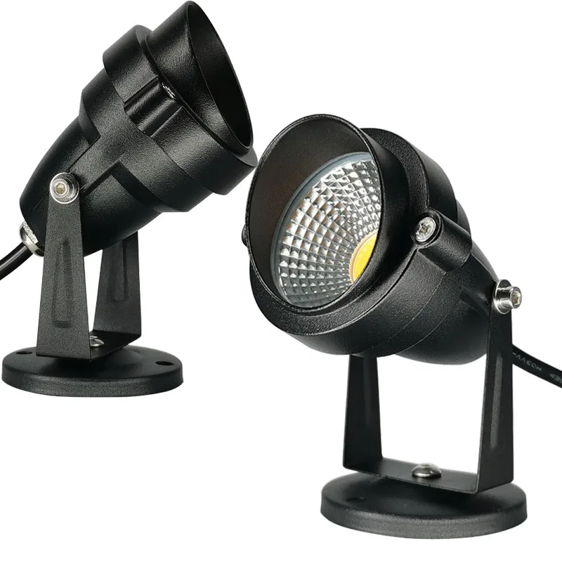 Dimmable5W COB LED Lawn Lamp DC12V Outdoor Landscape Light Spot Light IP65 Water Resistance for Garden Patio Yard Courtyard Pad