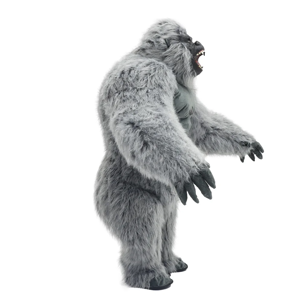 Side View of Gray Kong