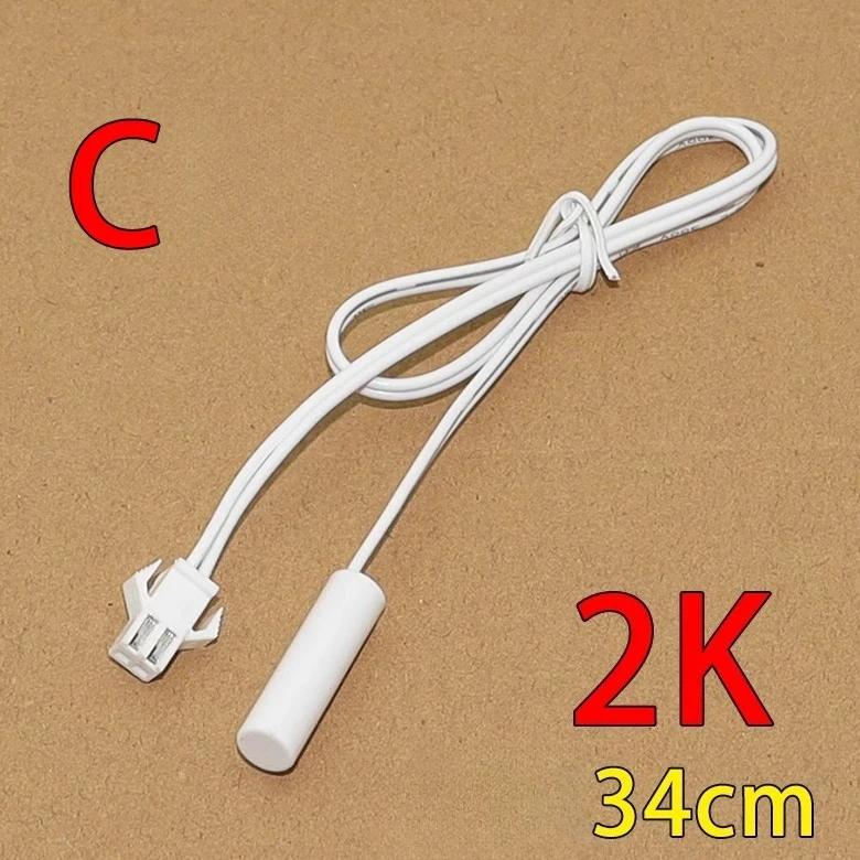 For Midea Hisense Haier refrigerator temperature sensor 2/5K defrost temperature control sensor temperature sensing probe
