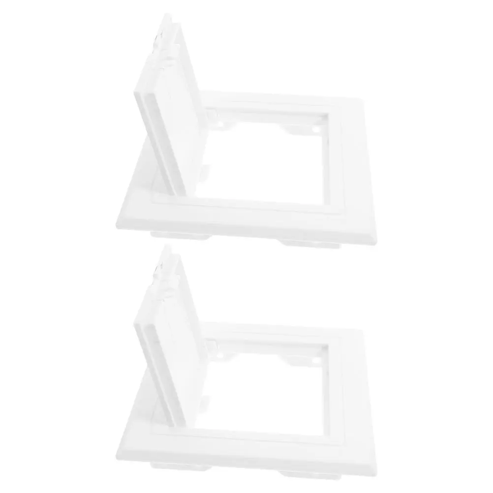 

2Pcs Ceiling Inspection Port Cover White ABS 600x600mm Access Panels for Drywall Flush Mount Removable Panel Hvac Decoration