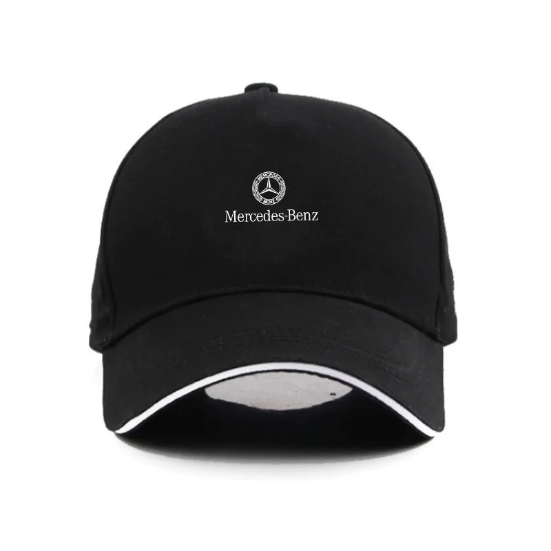 Car Hats Casual Baseball Caps Sunscreen Hat for  Mercedes Benz A C E S G Class GLC CLE CLA GLB GLS W177 W220 W205 W211 W212 W201