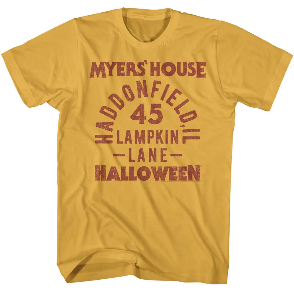 Halloween Horror Movie Myers' House 45 Lampkin Ln Haddonfirld Il Men's T Shirt