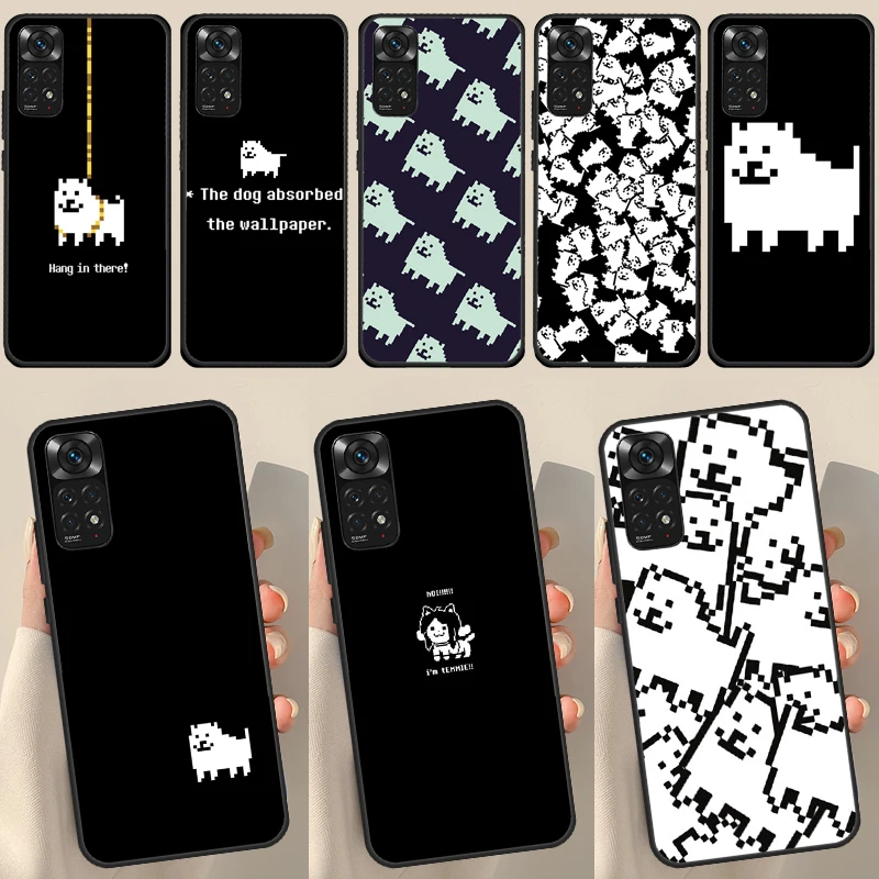 Undertale Annoying Dog For Redmi Note 12 Pro Plus Cover For Redmi Note 10 8 9 11 Pro 12S 11S 10S 9S 9C 10C 12C Case