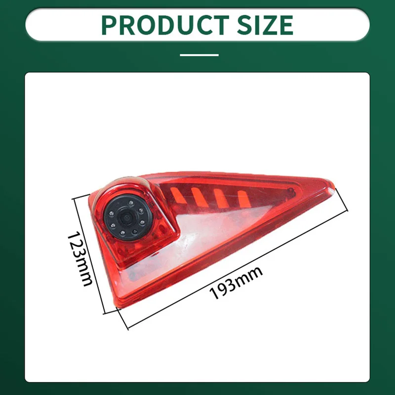 AHD Night Vision Waterproof Car Brake Light Rear View Reverse Camera For Renault Master Nissan NV400 Opel Movano Vans 2010-2016