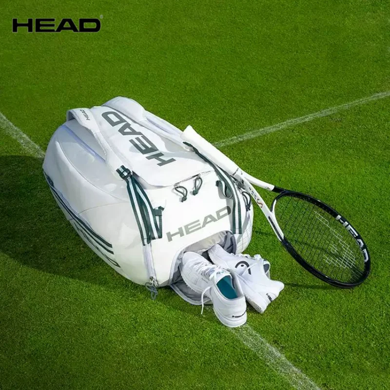 HEAD Tennis Backpack Djokovic Signed Single Shoulder Tennis Handbag Large-capacity Duffel Bag With Independent Shoe Compartment