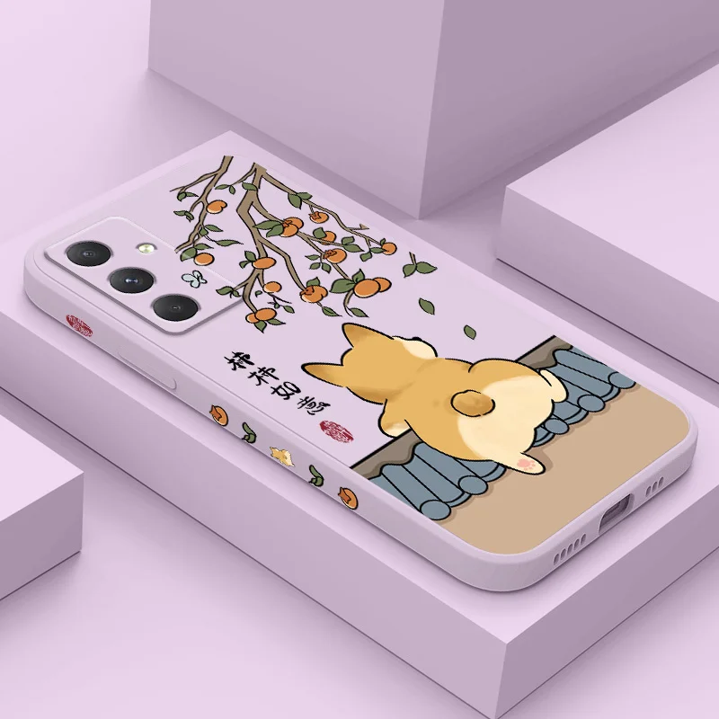 

Cute Lively Cat Phone Case For Samsung Galaxy A17 A56 A36 A26 A16 A06 A55 A35 A25 A15 A05 A05S A54 A34 A24 A14 A04 A04E 4G 5G C