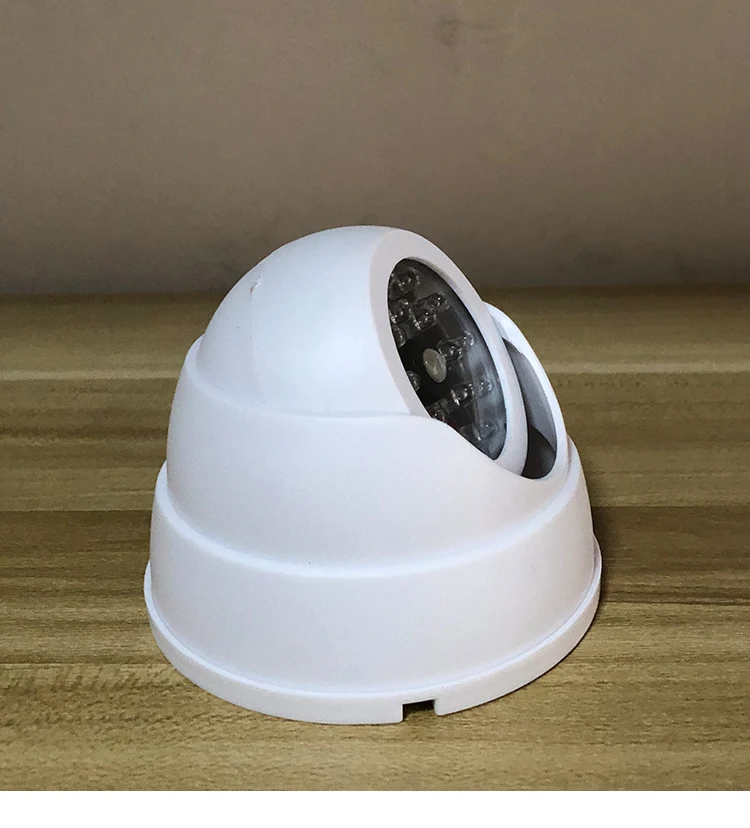 Neue rote blinkende LED-Licht schwarz/weiß Dummy Conch Kamera Home Office Überwachung Sicherheitssystem gefälschte CCTV Überwachungskamera – Detail 13