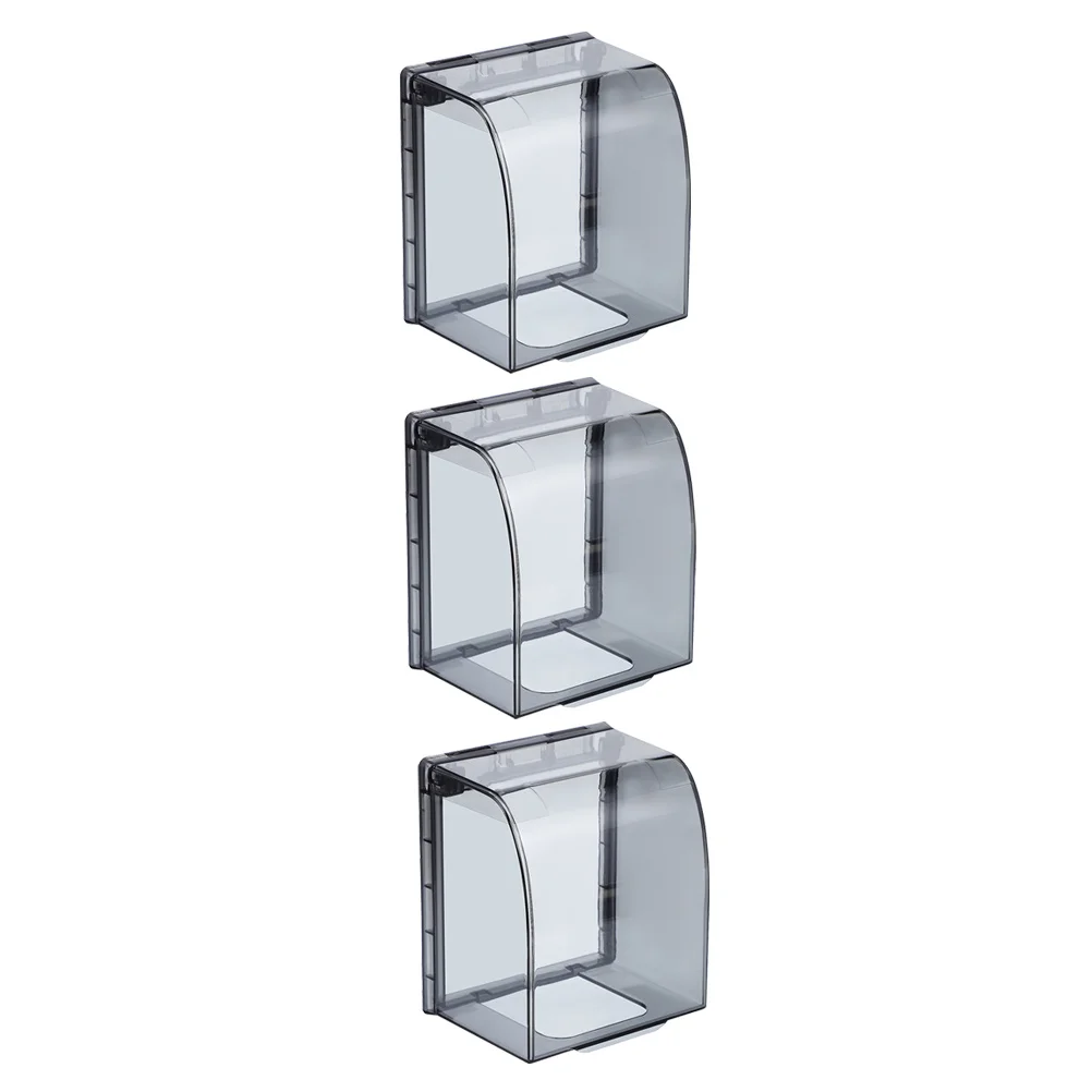 

Комплект из 3-х уличных защитных колпаков для розеток, всепогодный, ударопрочный, для наружных электрических розеток