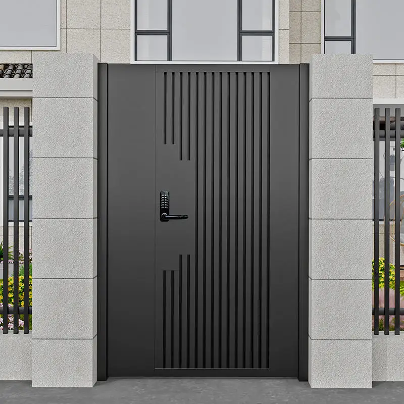 Made in China Household Safety Entrance Door Anti Rust Aluminum Alloy Hinged Doors Long Lasting and Durable Security Doors