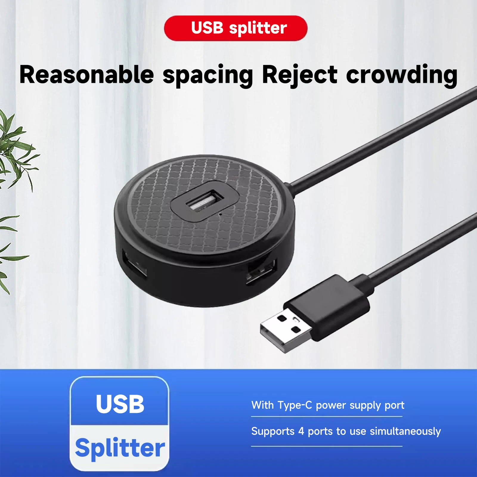 

Desktop Hub USB HUB 3 0 Adapter Hi-Speed USB3.0 Docking Station for Laptop Macbook Mobile Phone Tablet Computer Office