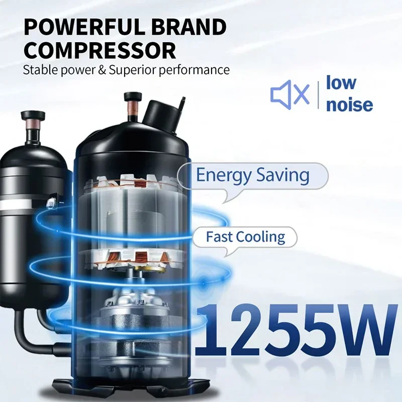 VEVOR-fabricante de helados comercial con preenfriamiento, máquina de helados A126, máquina de servicio suave, máquina de helado portátil de gran capacidad