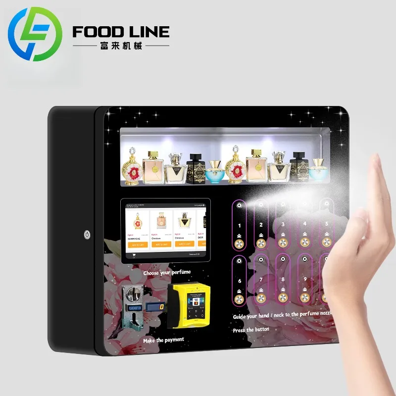 

Custom Perfume Spray Vending Machine for Wall Mounted Mini Perfume Vending Machines Version