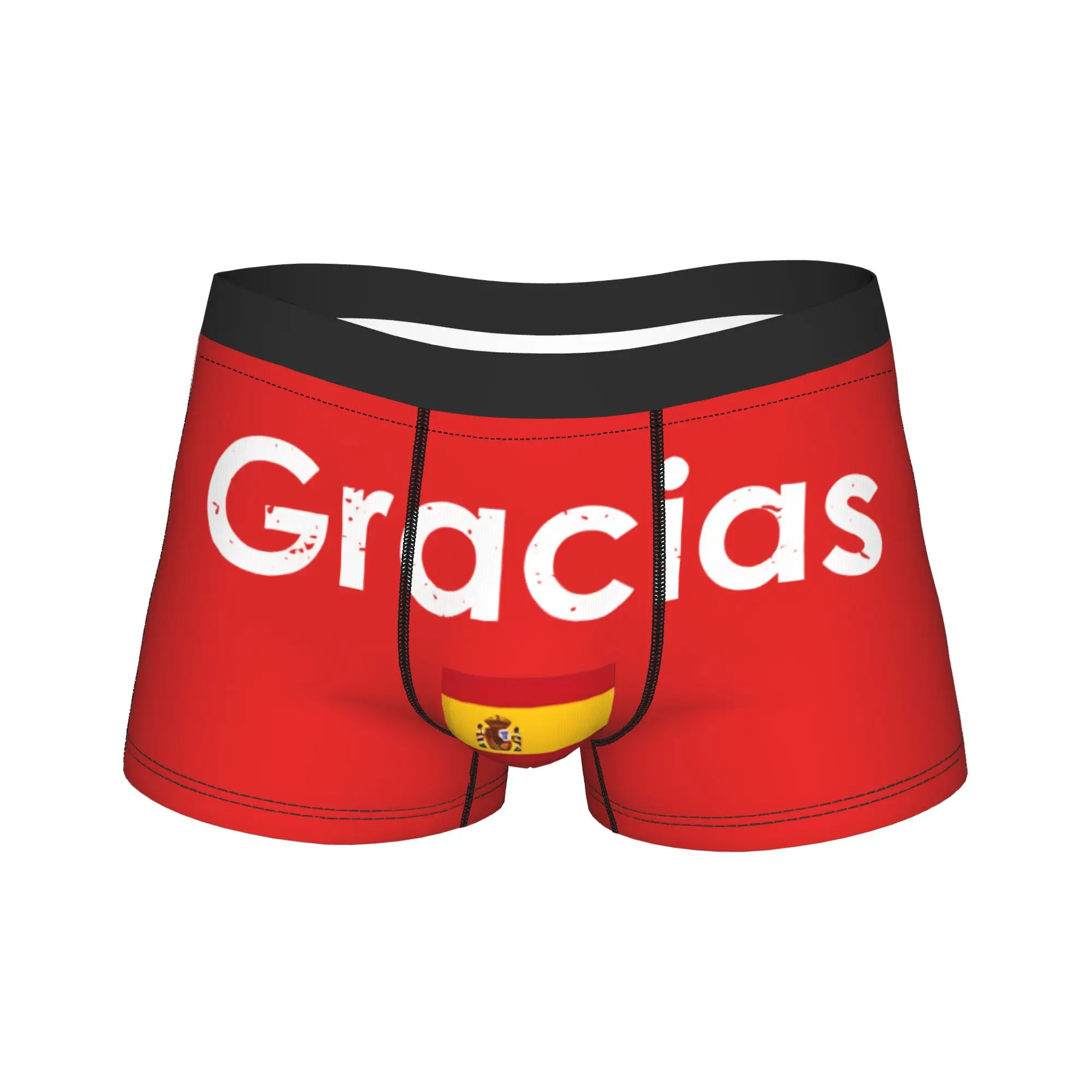 Gracias Thanks in Spanish Make Spain Great Again Boxers Gag Gift For Men Humor Underwear  Boxer Briefs
