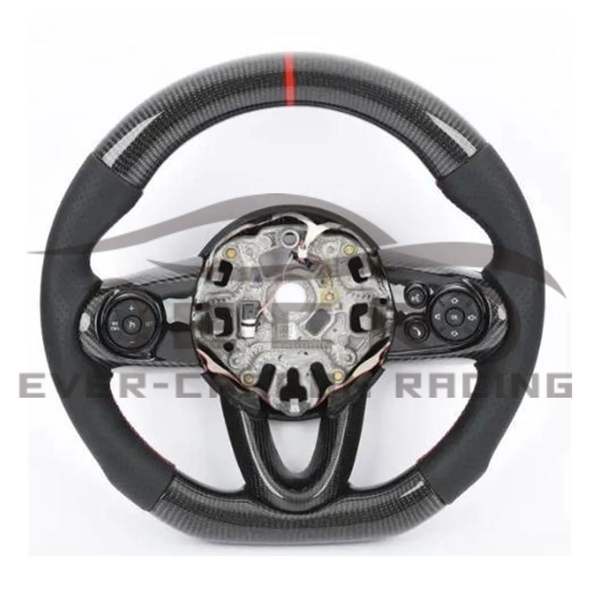 Ever-Carbon Racing(ECR) Best Selling Car Accessories Carbon Fiber Steering Wheel For  BMW MINI Cooper R55 R56 R57 R58 R59