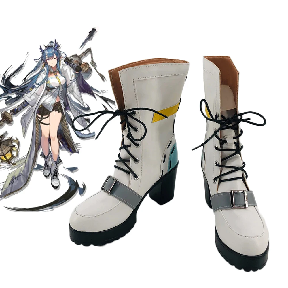 Chaussures de Cosplay pour arknight Ling, bottes de jeu, accessoires de carnaval, de fête de noël, d'anime d'halloween, accessoires de jeu de rôle