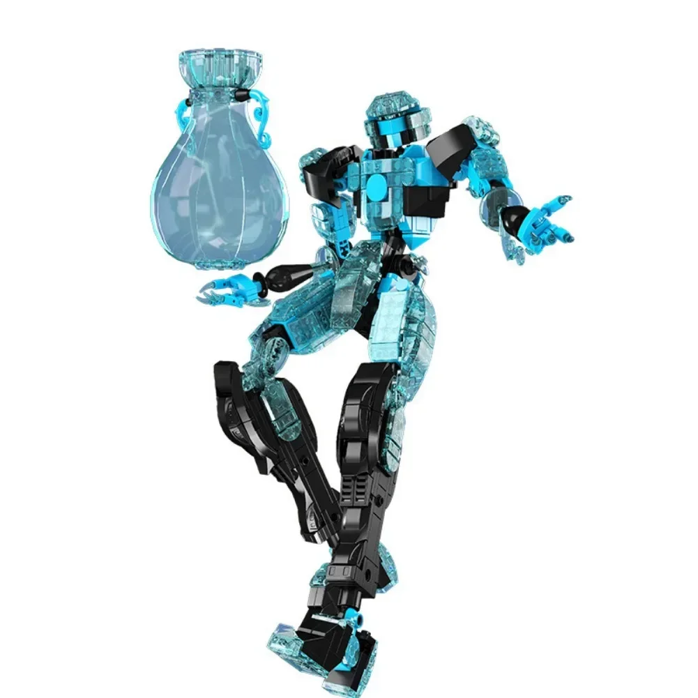 548 Stück Mould King 10077 The Zodiac Series Wassermann Bausteine Ziegel Transmutable Modell Geschenk für Kinder Kompatibel mit Legoed