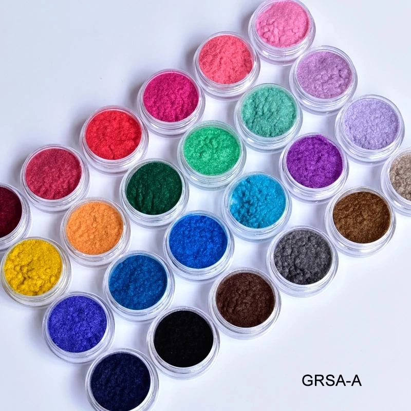 24Color/Set Nail Velvet Powder DIY Nail Art Decorations Fluffy Nail Glitter DIY Design Flocking Velvet Pigment Dust Tips