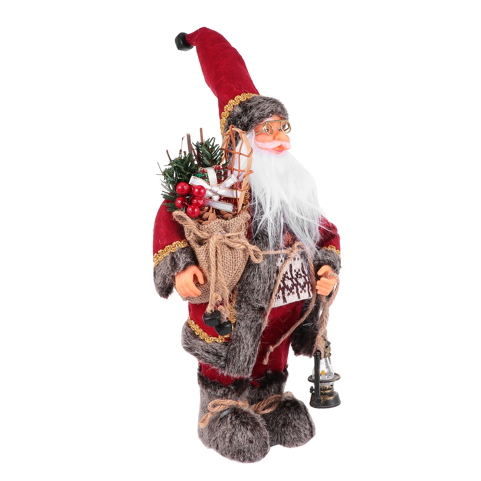 

Christmas Decor Santa Claus Desktop Showcase Decoration Xmas Home Supplies Tree Party Farmhouse Atmosphere Window Table Ornament