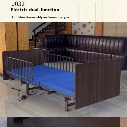 الراقية أثاث المستشفى سرير كهربائي ذو وظيفتين إطار حديد قابل للإزالة تفكيك الجمعية متعددة الوظائف رعاية المسنين #3