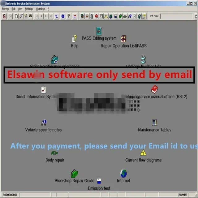 2023 حار elsawin 6.0 مع برنامج etka 8.3 أحدث برامج إصلاح مجموعة المركبات كتالوج الأجزاء الإلكترونية لـ A-udi لـ V-W A