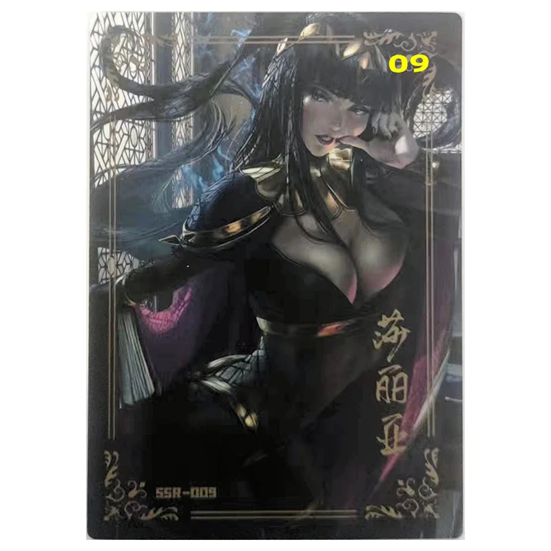 Anime Goddess Story Rare SSR Reflections Flash Cards Akali Kaisa Evelynn Lucy Toys for boys Collectible Cards Birthday Gifts