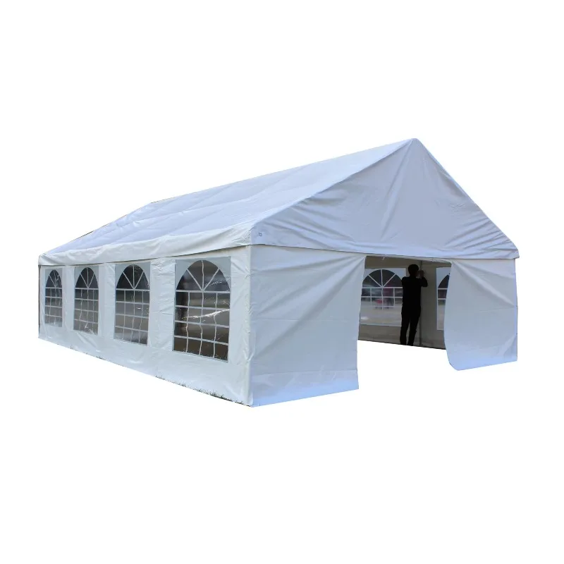 

20' X 30' Galvanized Heavy PVC Party Tent Canopy Shelter with Removable Window Walls PVC Wedding Tent