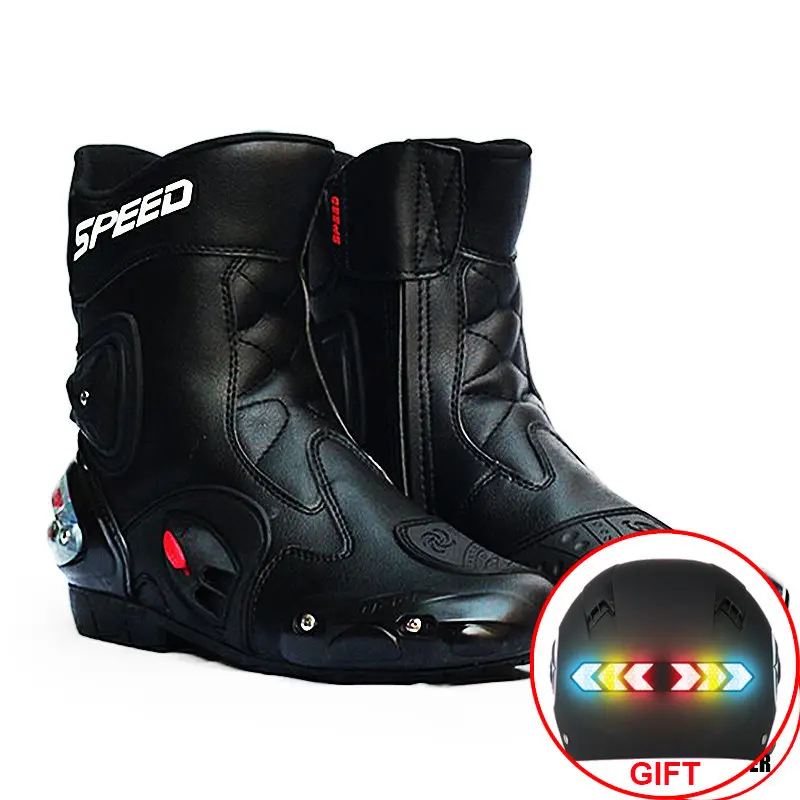 PRO-BIKER Motorcycle Boots Protective Motocross Racing Speed