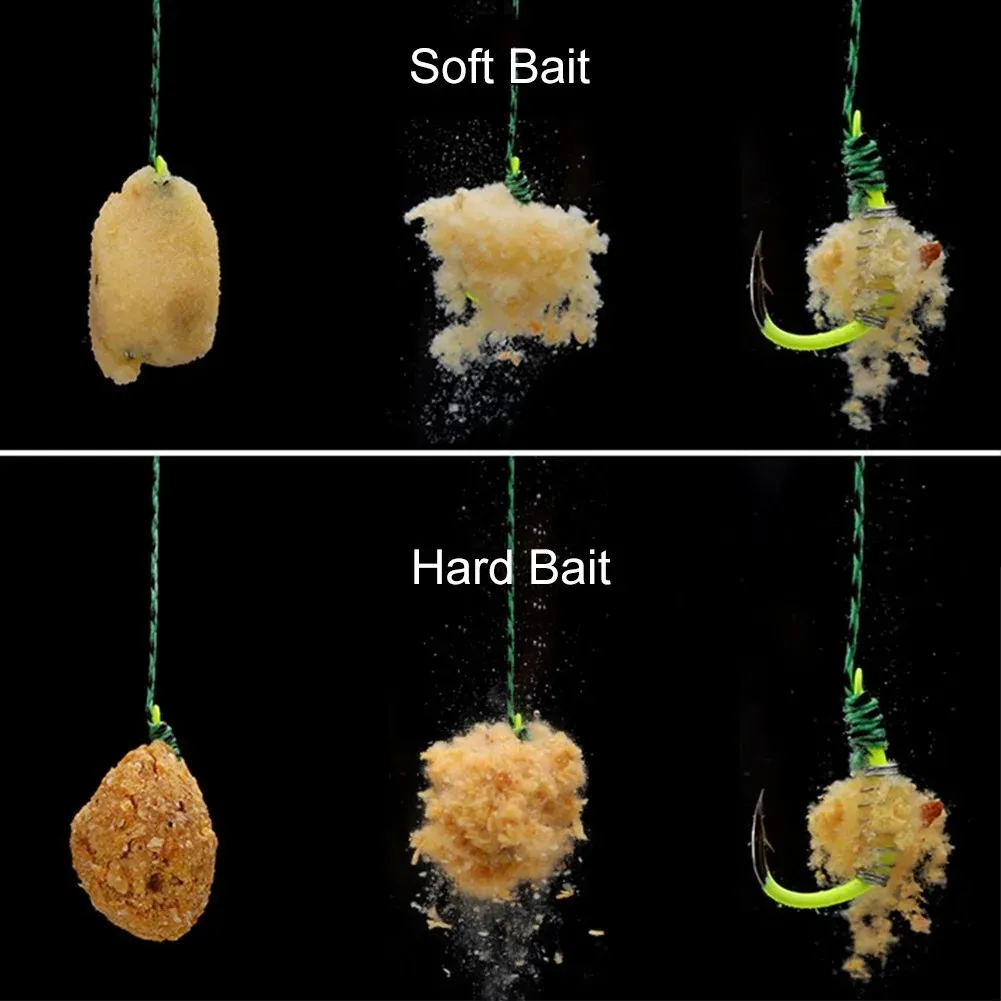FishTrip Anzuelos circulares con resorte verde fluorescente para carpa - imagen 5