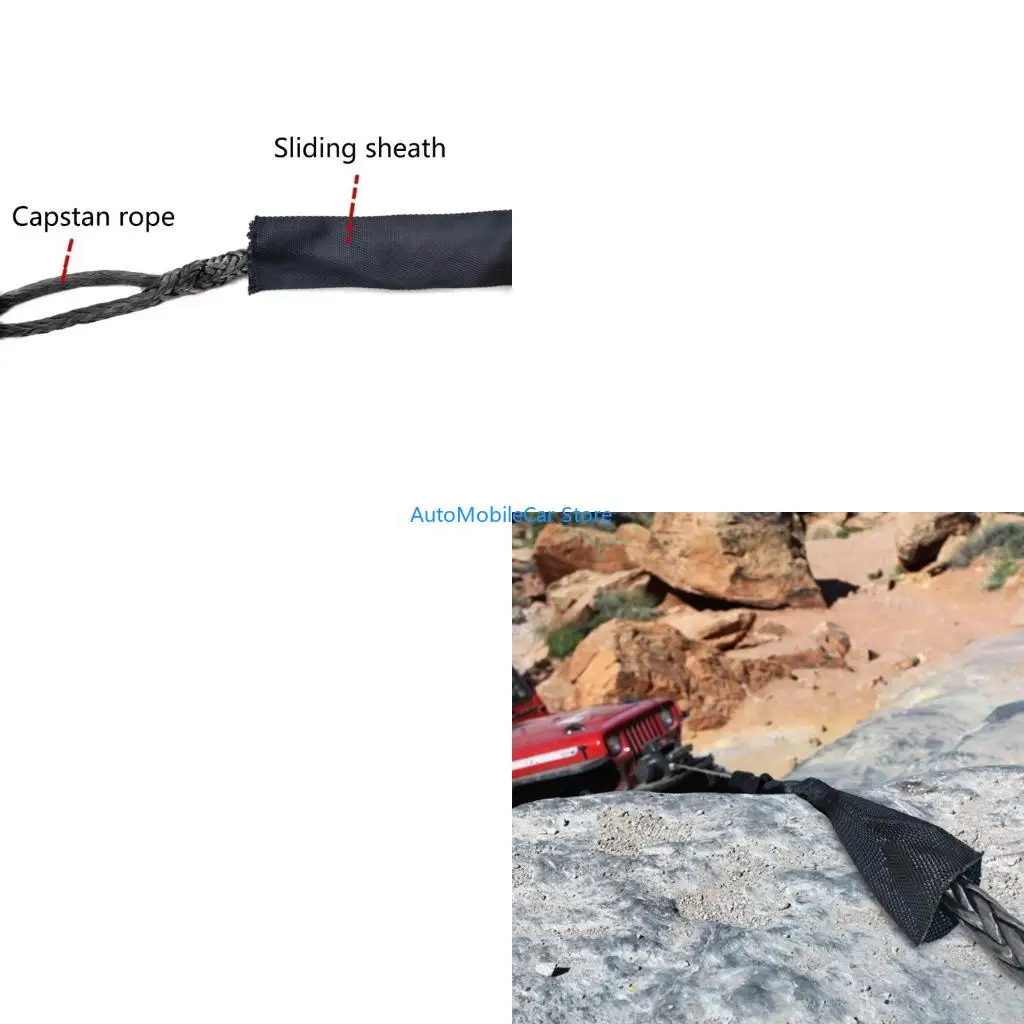 G8TE Nylon Rope Oil Resistant & Abrasion Resistant Protective Sleeve Versatile Rope