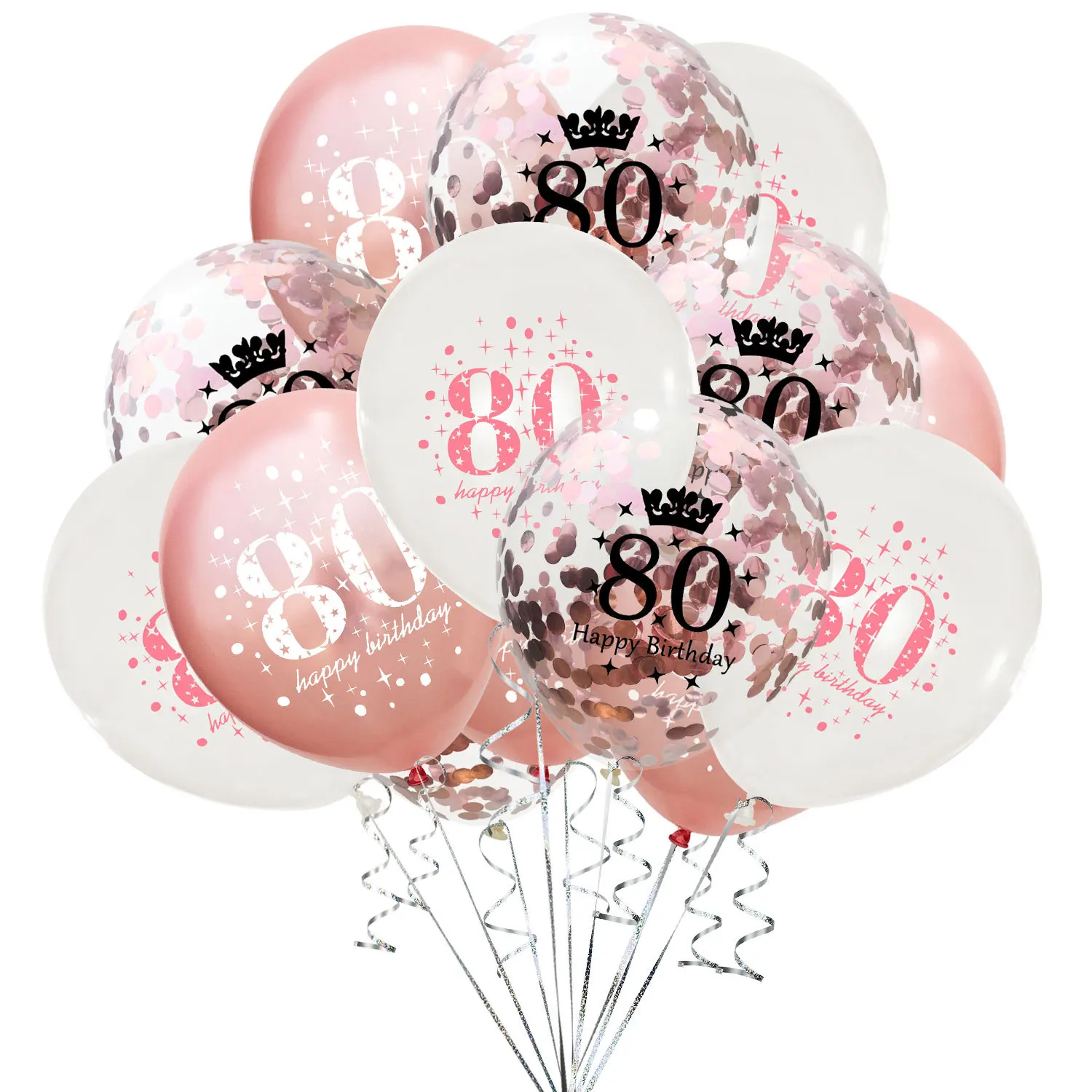 15 stuks 12 inch 18e 21e 30e 40e 50e 60e 70e 80e verjaardag feest latex ballonnen jubileum decoratie binnen buiten decoratie