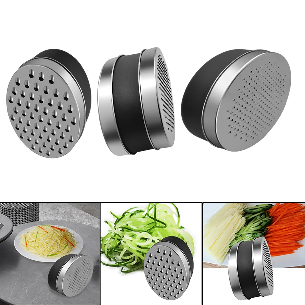 Cheese Grater with Stainless Steel Kitchen Gadget Detachable Easy to Use