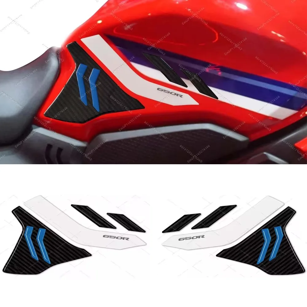 For CBR 650 R CBR 650R CBR650R 2024 Motorcycle 3D Epoxy Resin Non-slip Fuel Tank Pad Protection Sticker New Decorative Decal