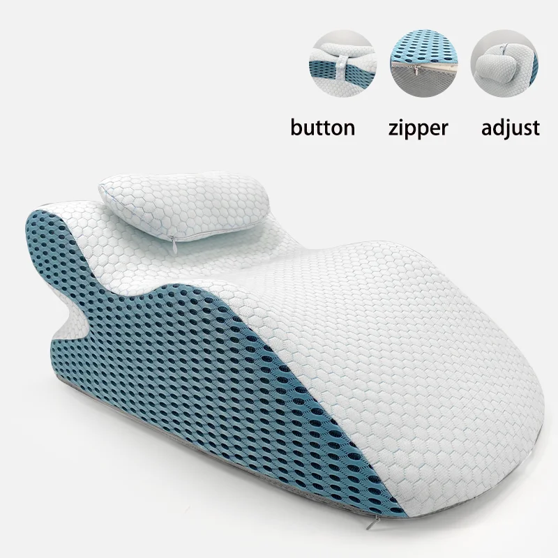 Lie On The Bed Sleeping Pillow Crouching Pillow Artifact Multifunctional Prone Position Pillow Lie Sleeping Cushion Back Pad ﻿