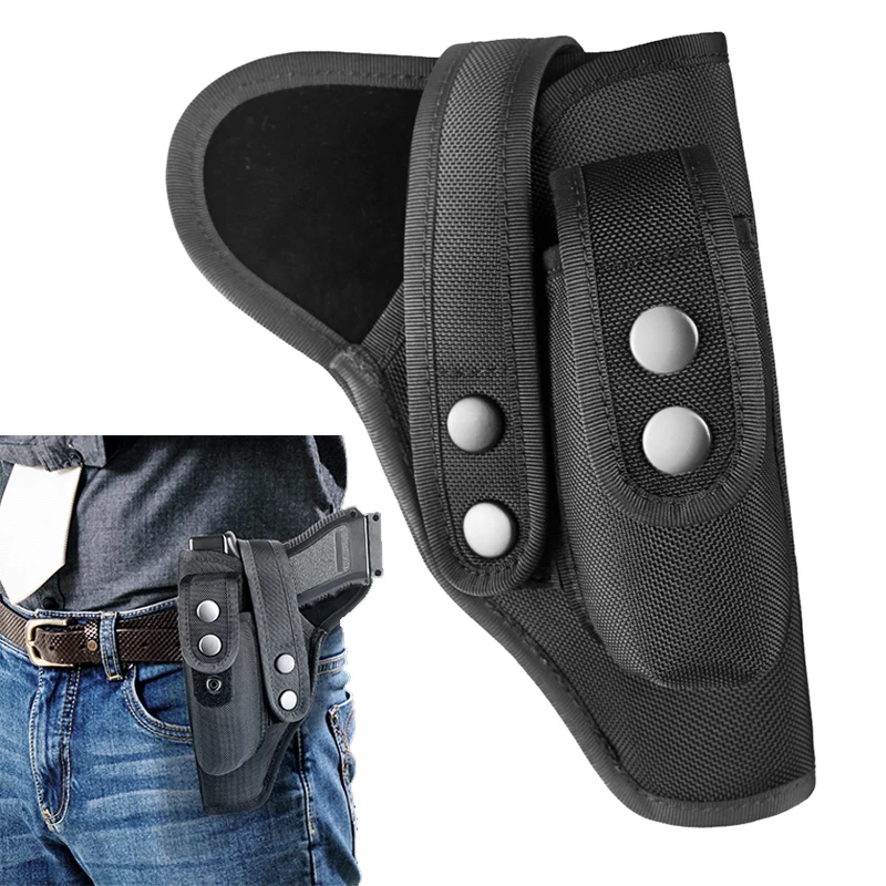 New Outdoor Hunting Gun Holster with Magazine Pouch Universal Pistol Holder for Glock 19,17,43x,26 Handgun Belt Accessories