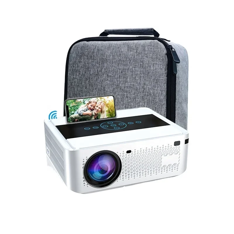 

Newest Android Smart Projector X1 PRO 1920*1080P 8K Decoding OEM ODM Supported LCD Projector For Home Office Use LED Gray