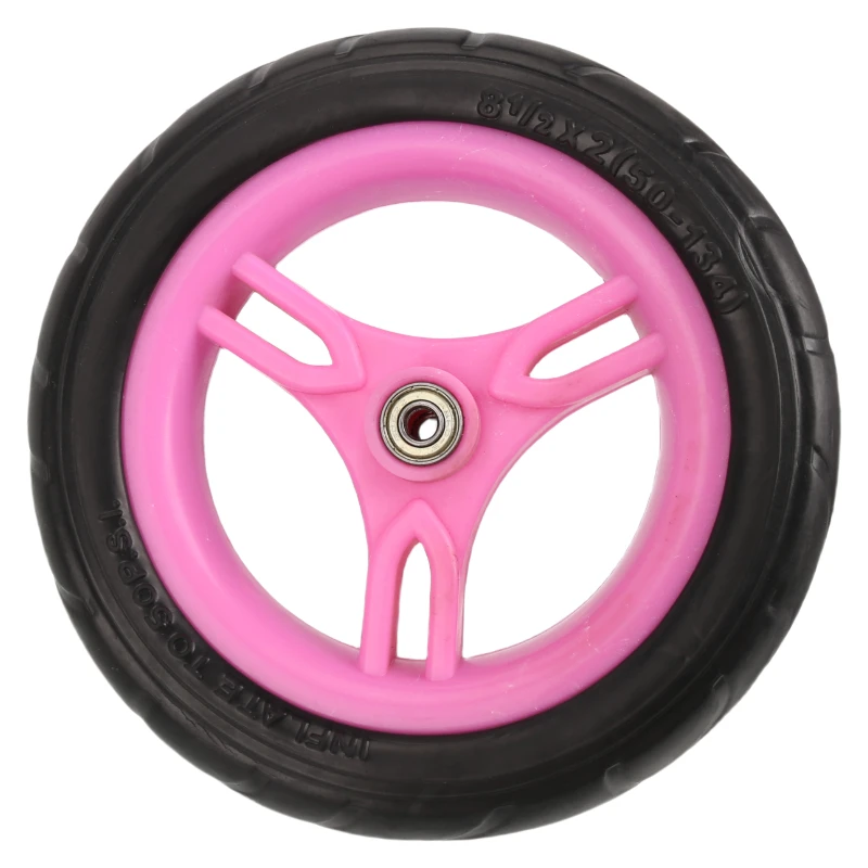 High quality electric scooter off-road tire accessories 8.5-inch pink wheels 4